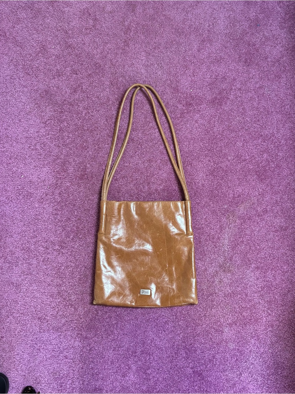 Wilsons Leather Brown Shoulder Bag - Slim Double-Strap Tote
